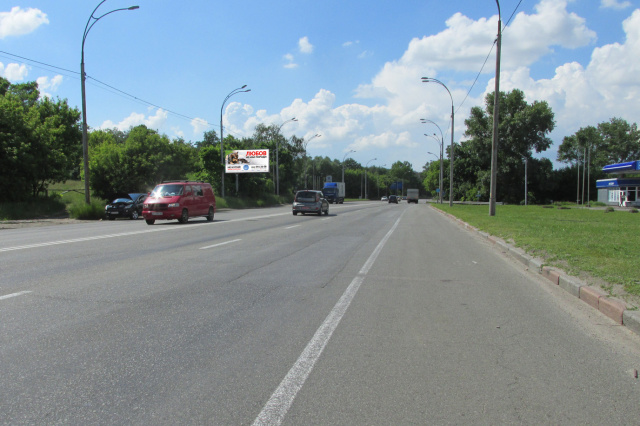 Щит 6x3,  вул. Академіка Заболотного, 174 за АЗС "ANP" в напрямку ТРЦ"Атмосфера", ТЦ"Аrt Mall", "Домосфера"