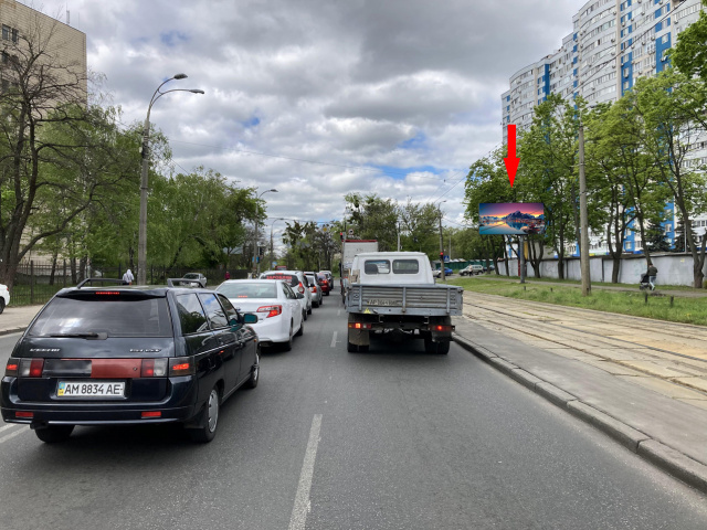 Цифрова панель 6x3,  Дегтярівська 49 (світлофор, поворот до ЖК "Зелений Острів", Київської дитячої залізної дороги, Посольству США в Україні)