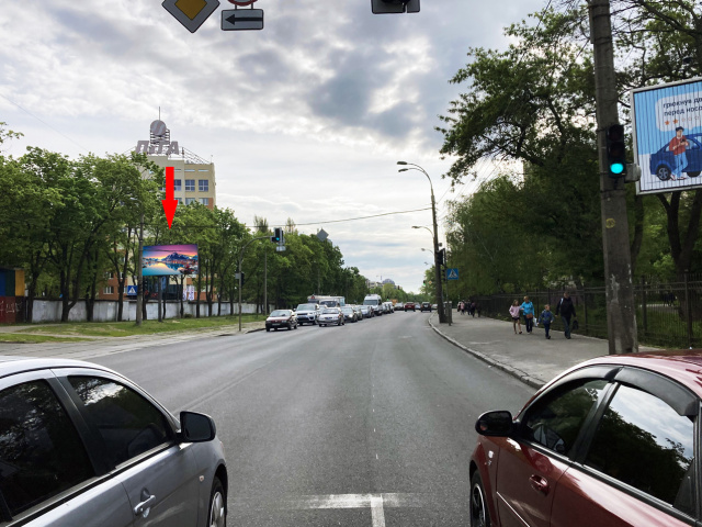 Цифрова панель 6x3,  Дегтярівська 49 (світлофор, поворот до ЖК "Зелений Острів", Київської дитячої залізної дороги, Посольству США в Україні)