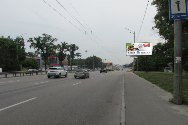 Щит 6x3,  Кільцева дорога / вул. М. Котельникова, в напрямку Одеської площі