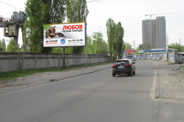 Щит 6x3,  Електриків вул., 23-Б, біля ЖК Рибальський, в напрямку вул. Набережно-Рибальської