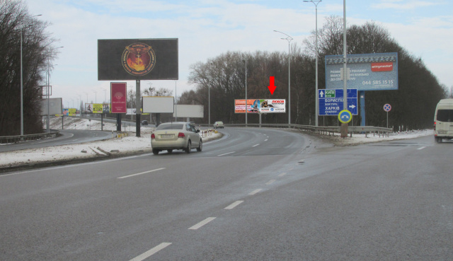 Призма 6x3,  Бориспільське шосе, поворот до Києва