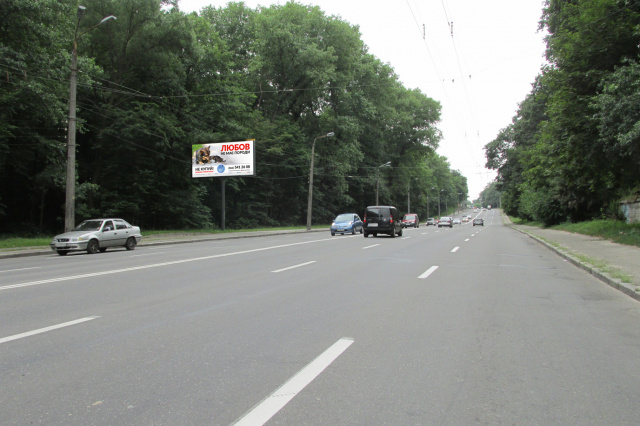 Щит 6x3,  вул. Стеценка (парк Дубки) в сторону ТРЦ "Лавіна Молл" супермаркетів "Ашан" "Епіцентр"