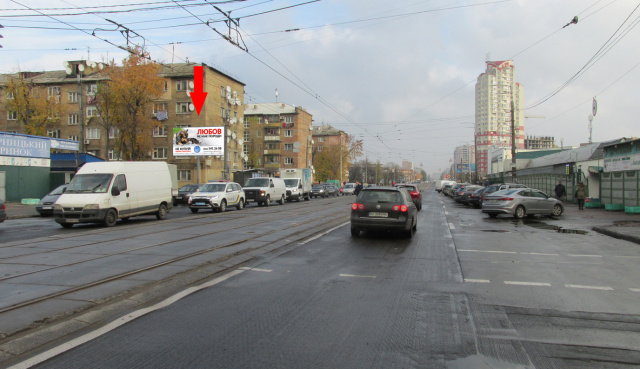 Щит 6x3,  вул. Бориспільська, 3