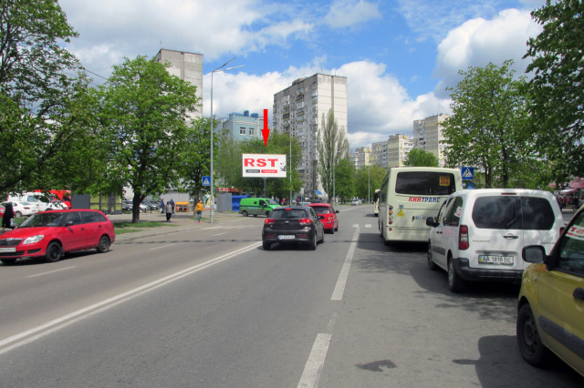 Щит 6x3,  вул. Академіка Булаховського, 26