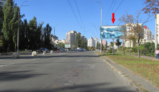 Щит 6x3,  просп. Героїв Сталінграду, 16-д