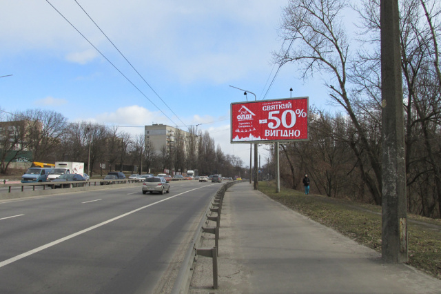 Призма 6x3,  Бажана пр-т (за ст.м. "Осокорки" до Південного мосту)