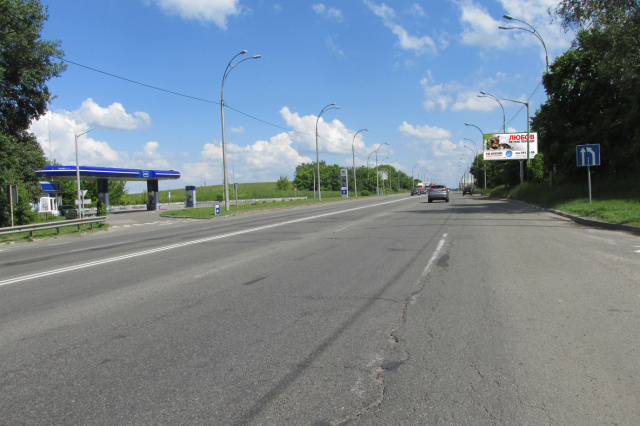 Щит 6x3,  вул. Академіка Заболотного, 174 за АЗС "ANP" в напрямку ТРЦ"Атмосфера", ТЦ"Аrt Mall", "Домосфера"